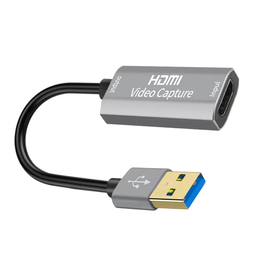 Video Capture Card USB 3.0 1080P 4K HDMI-compatible Video Grabber Record Box For Macbook PS4 PC Game DVD Camera Recording Quake Default Title