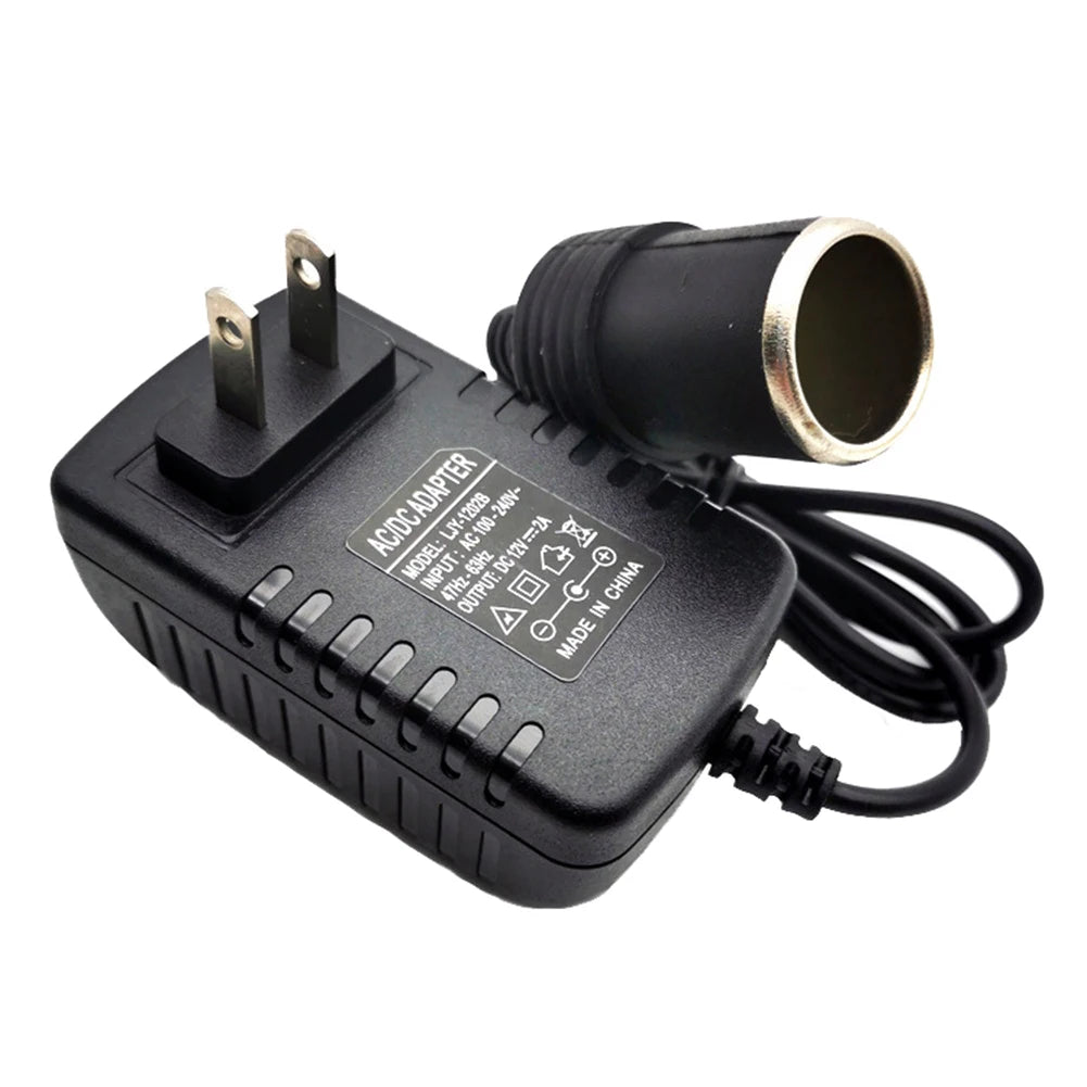 Household 110-220V AC to 12V DC Car Cigarettes Lighter Adapter Socket Converter Car Accessories Quake