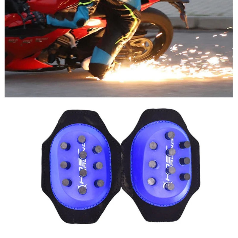 Bending Artifact Grinding Bag 2Pcs Motorcycle Knee Pads Protector Slider Spark Maker Comfortable Knees Protector Quake BL-20