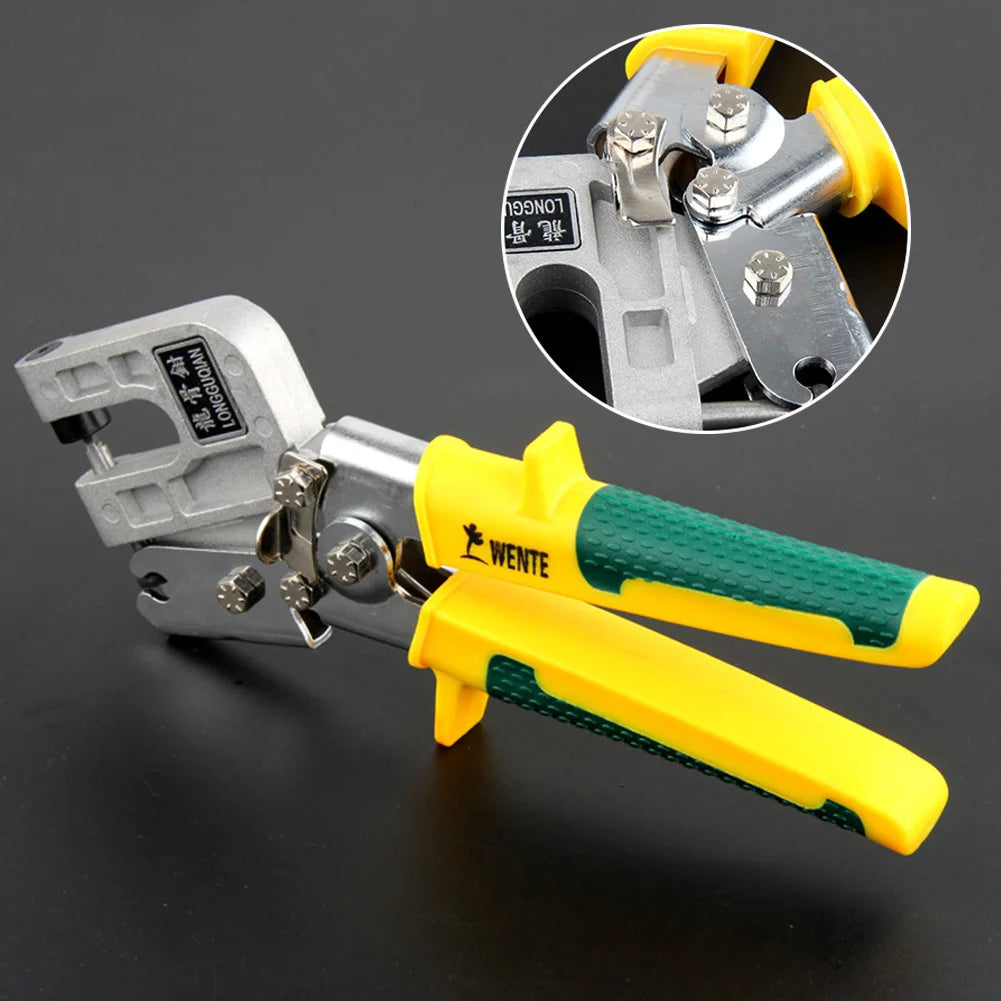 Metal Plaster Board Stud Crimpers Partition Lock Punch Pliers Installation Fastening Ceiling Joiner TPR Handle Non-Slip Drywall Quake