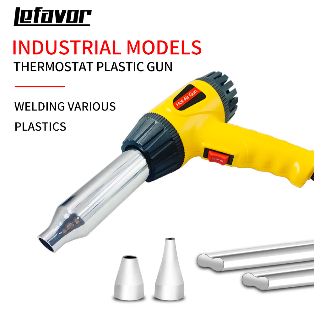 hot air gun Heat Gun Adjustable temperature welding gun Auto plastic pipe welding repair tool 100-600 degrees 750W Quake