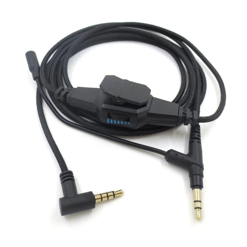 Boom Mic for Headphone 3.5mm Cable with Microphone Volume Control and Mute Switch V-MODA Crossfade K1KF Quake