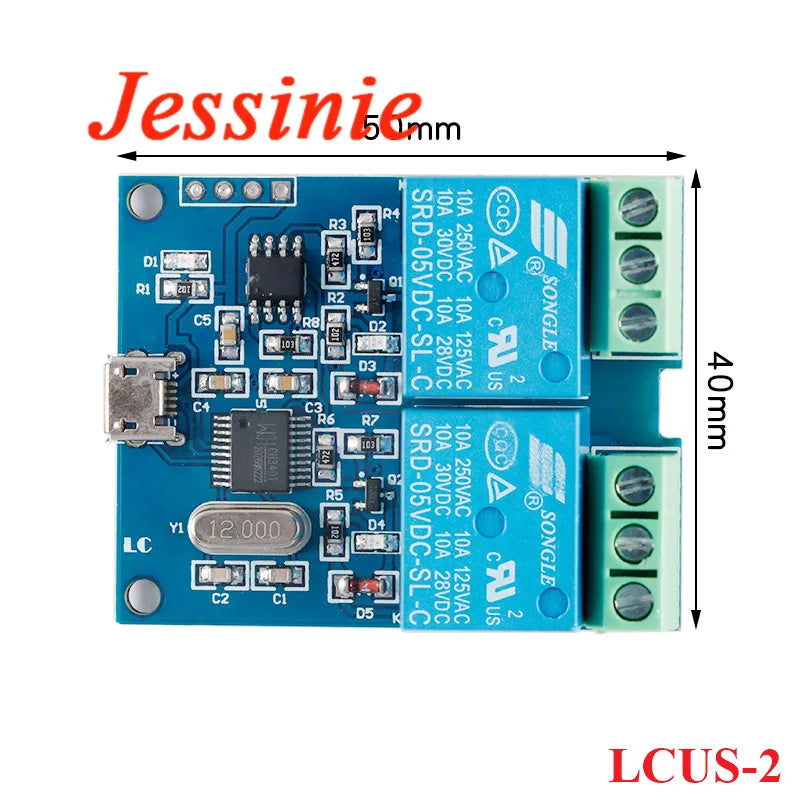 1 2 4 8 Channel LCUS USB Relay Module Intelligent Control Switch For Smart Home Controller LCUS-1 LCUS-2 LCUS-4 LCUS-8 Quake LCUS-2