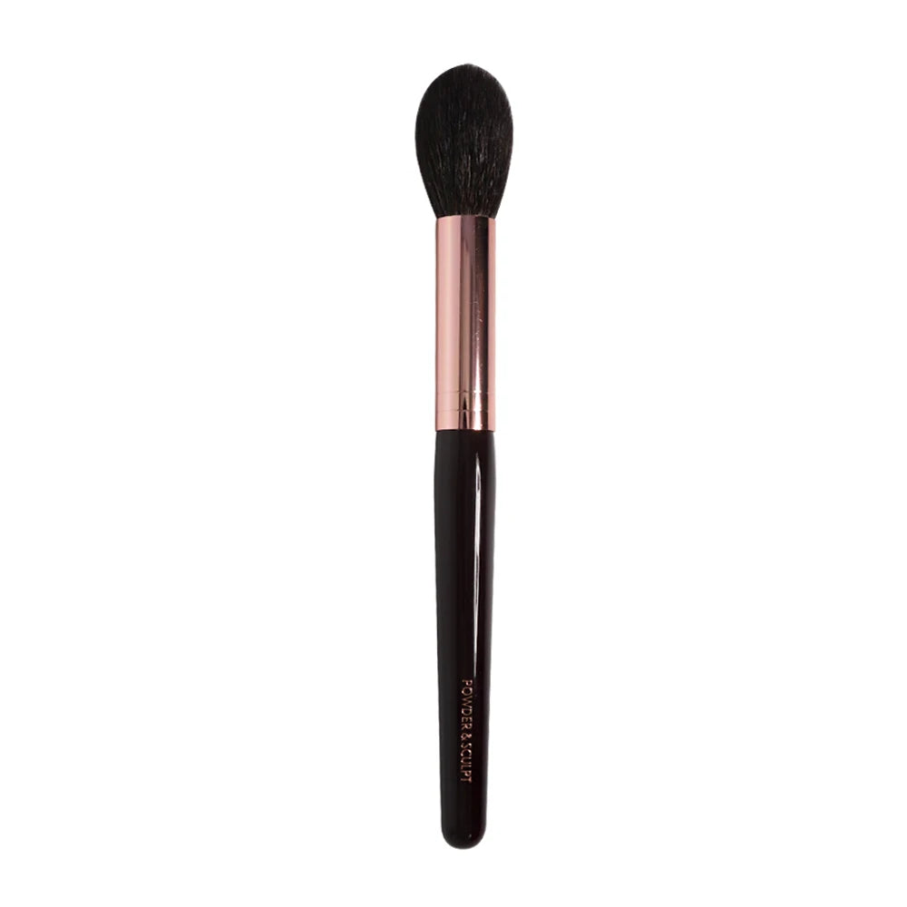 CT Brand Powder Sculpting Brush High Quality Squirrel & Goat Hair Soft Tapered Highlighter Powder Makeup Brush with Box Quake Default Title