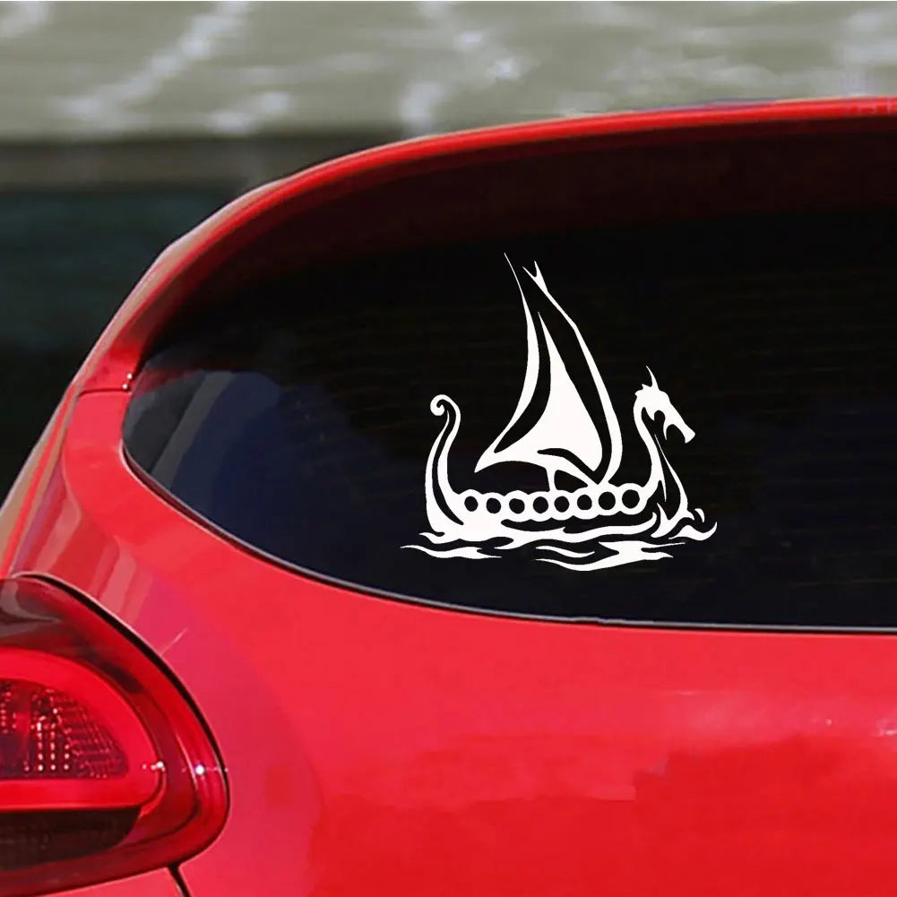 Viking Ship Stickers Car Body Window Truck Laptop Motorcycle Reflective Decals Sticker Decoration Quake