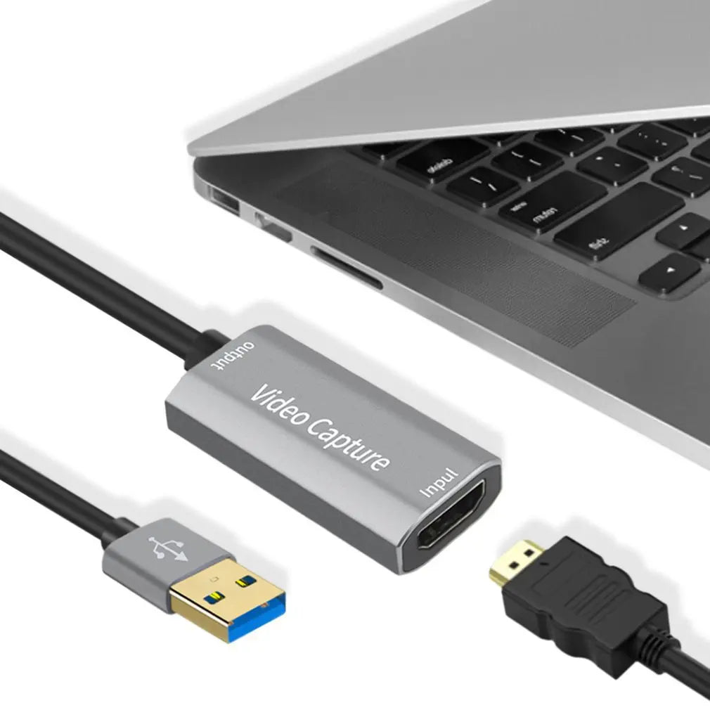 USB 3.0 Video Capture Card 1080P 60fps 4K HDMI-compatible Video Grabber Box for Macbook PS4 Game Camera Recorder Live Streaming Quake
