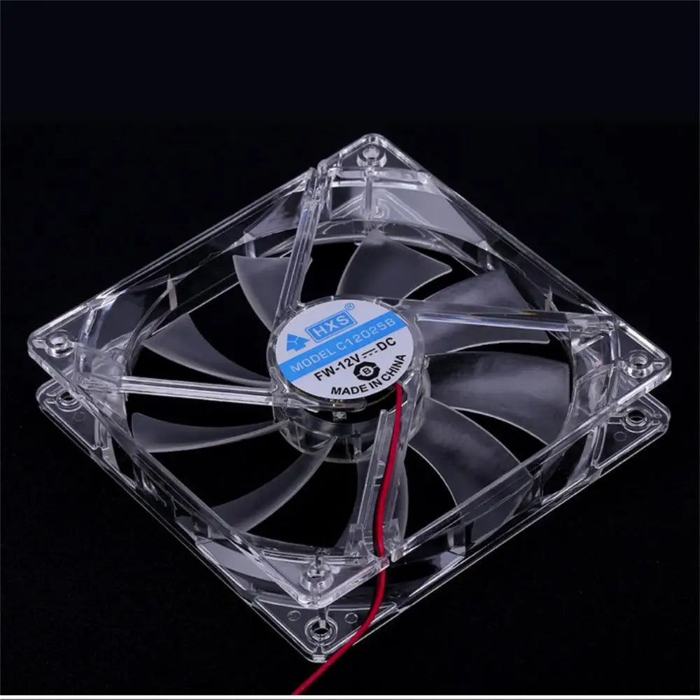 120mm PC Computer Fan 4 LEDs Case Colorful Cooling Fan Plastic 12CM Fan for Computer Case CPU Cooler Radiator PK Arsy Lid Cooler Quake