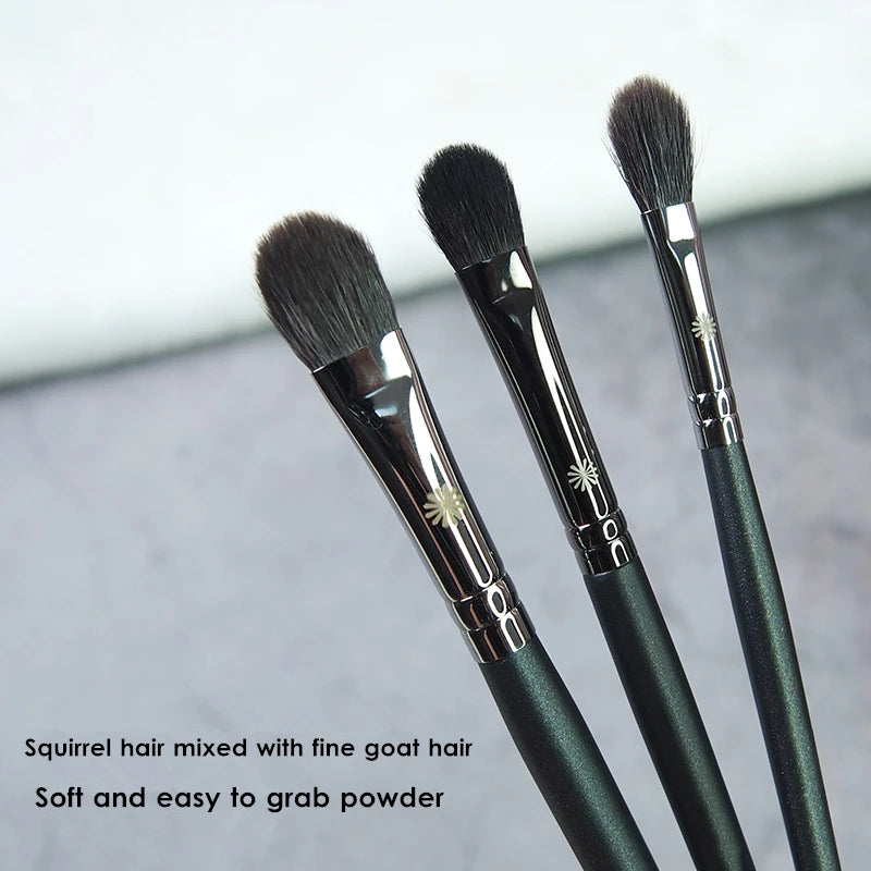 P Series Pro Eye Blending Brush #205A 206A 207A Soft Squirrel Goat Hair Mixed Medium Big Eyeshadow Brush Blender Makeup Brush Quake