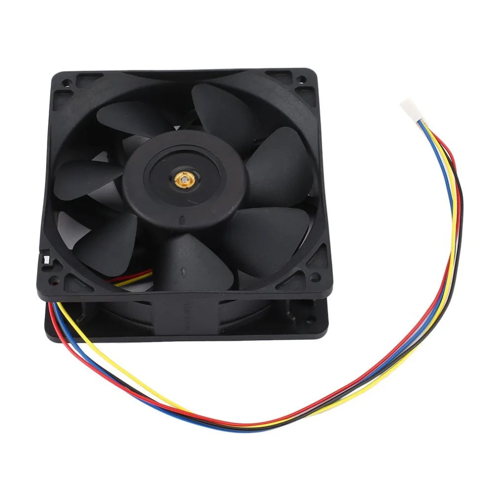 7500RPM DC12V 5.0A Cooling Fan For Antminer Bitmain S7 S9 4-Pin Connector Brushless Replacement Cooler Low Noise 120*120mm Quake