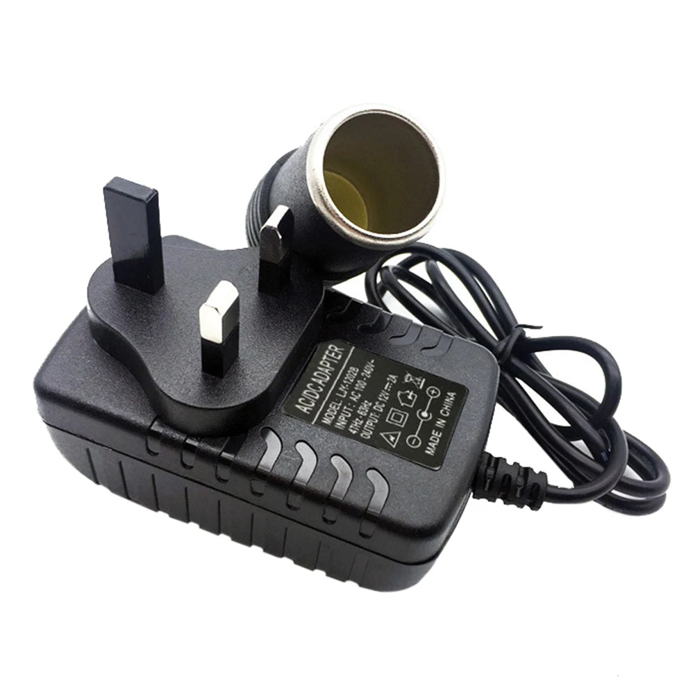 Household 110-220V AC to 12V DC Car Cigarettes Lighter Adapter Socket Converter Car Accessories Quake