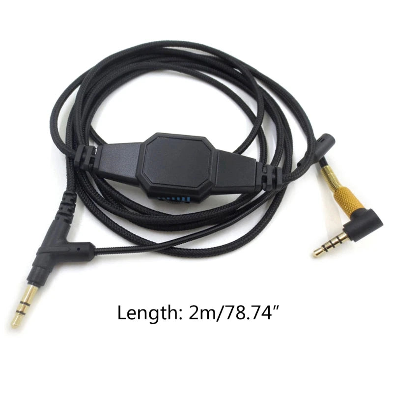 Boom Mic for Headphone 3.5mm Cable with Microphone Volume Control and Mute Switch V-MODA Crossfade K1KF Quake