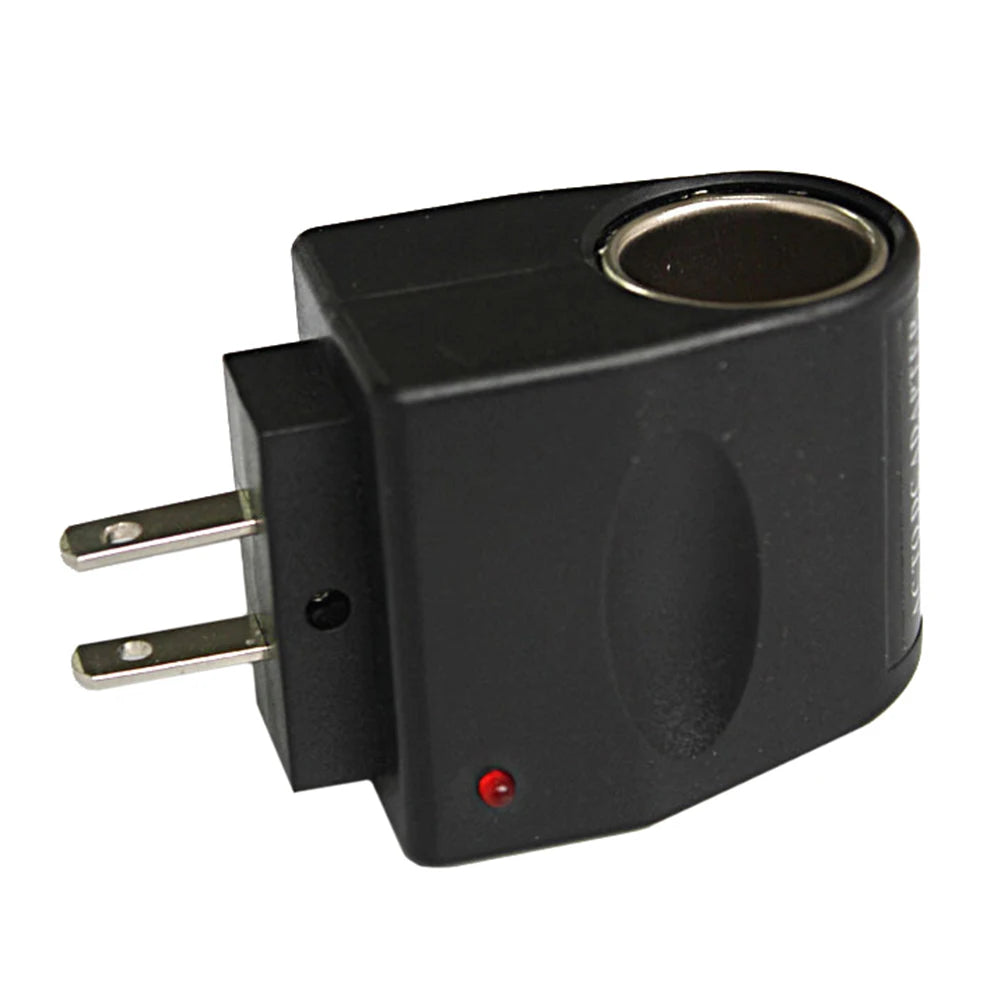EU/US Plug AC to 12V DC Car Cigarettes Lighter Charger Socket Converter AC to DC Adapter Home Car Accessories Quake
