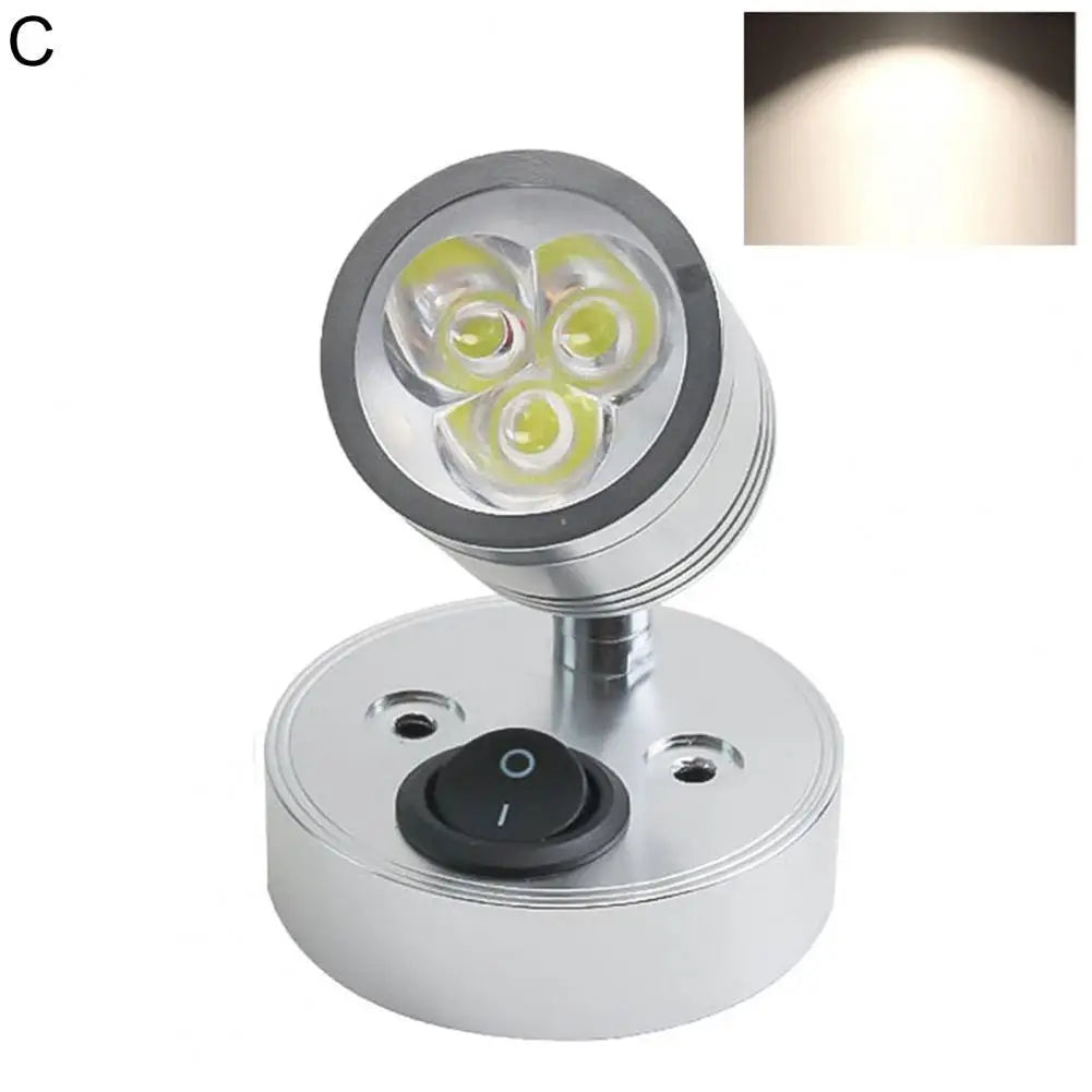 Practical Wall Spotlight Convenient White Light Interior Spot Light Battery Operated Wireless Spotlight Quake C
