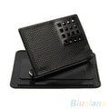 360 Degree Rotate Car Dashboard Mount Holder Non-Slip Pad Mat for GPS Phone Holder Quake black
