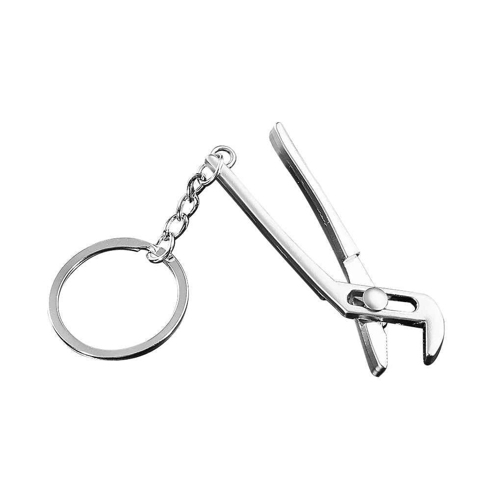 Car Key Rings Creative Tool Style Wrench Spanner Key Chain Car Bag Keyring Metal Keychain Gift Quake Style 12