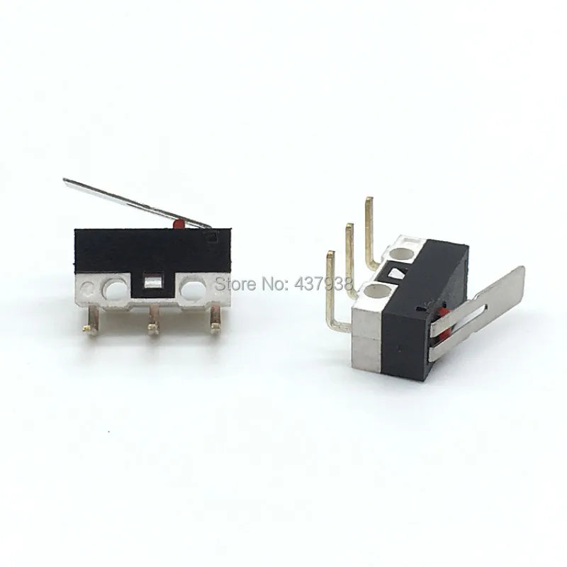 10pcs Limit Switch Push Button Switch 1A 125V AC Mouse Switch 3Pins Micro Switch Quake