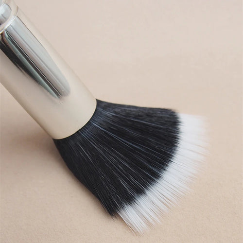 High Quality #187 Air Blusher Brush Double Layer Soft Makeup Brush For Compact Loose Powder Fan Brush Finish Makeup Brush Quake
