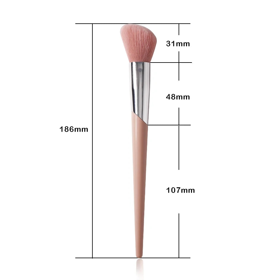 Fashion Fenty Style Makeup Brushes Sculpting Bronzer Brush Highlighter Blending Shadow Blusher Make up Brush Tool Quake Angled Blush brush