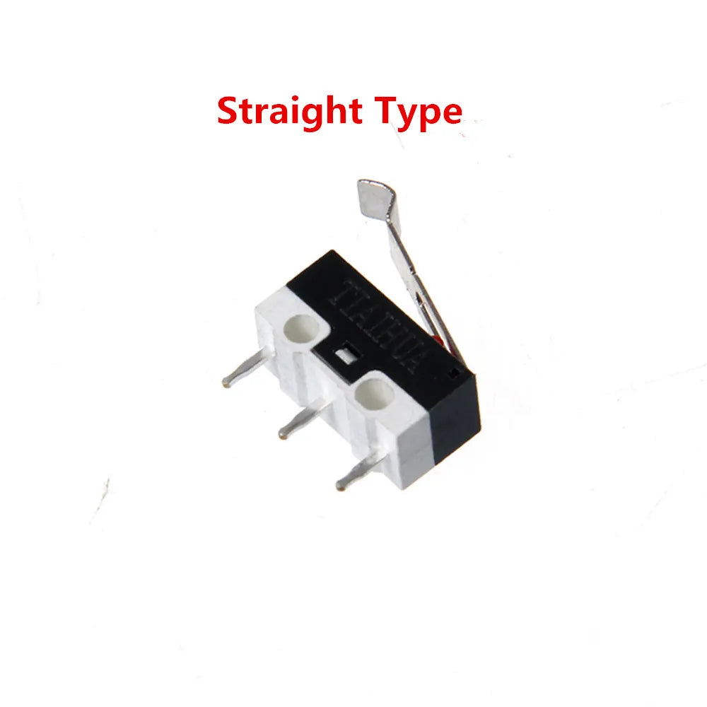 Left Straight Right Type Limit Switch 10pcs/lot 1A/125VAC Endstop Micro Switch Quake Straight Type 10Pcs