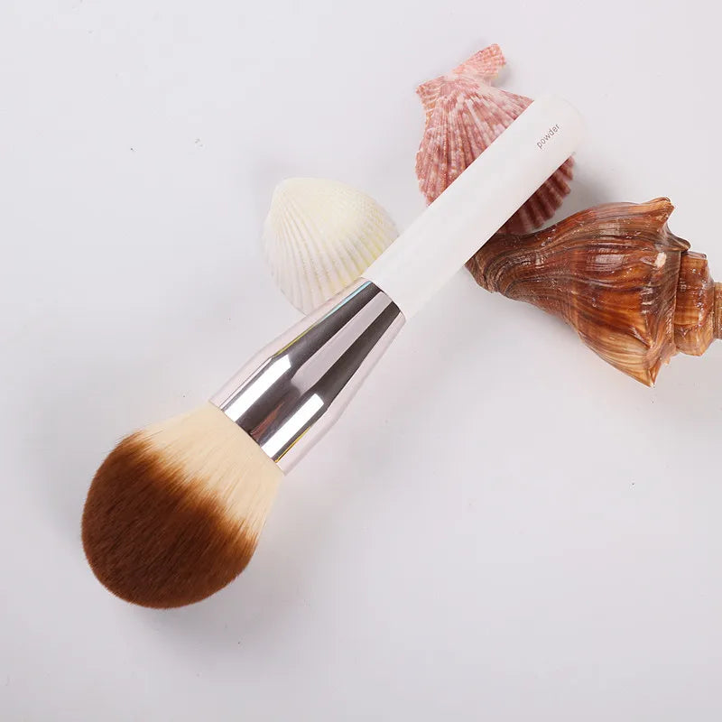 LM Big Powder Brush Brand Smooth Precision Flawless Foundation Brush White Soft Makeup Brush Quake