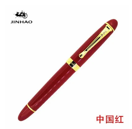 Jinhao X450 Classics Thick Body 1.0 mm Bend Nib Calligraphy Pen High Quality Metal Fountain Pen Luxury Ink Gift Pens for Writing Quake 16 M 0.7MM
