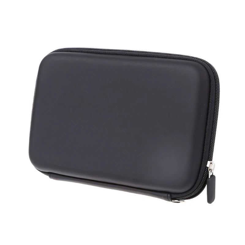 7 Inch PU Hard Shell Leather Carry Bag Case Cover Pouch Sat Nav Navigation GPS Holder Bag Earphone For Phone Quake