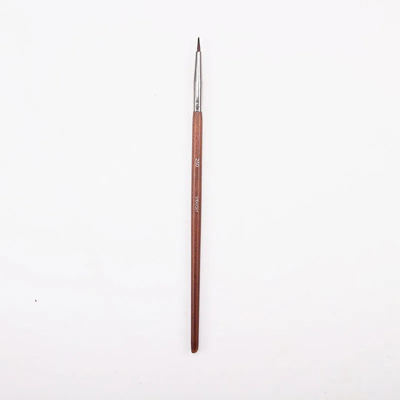 Pro Extra Fine Eyeliner Brush #250 Wood Handle Professional Eye Liner Precision Detail Makeup Brush Quake