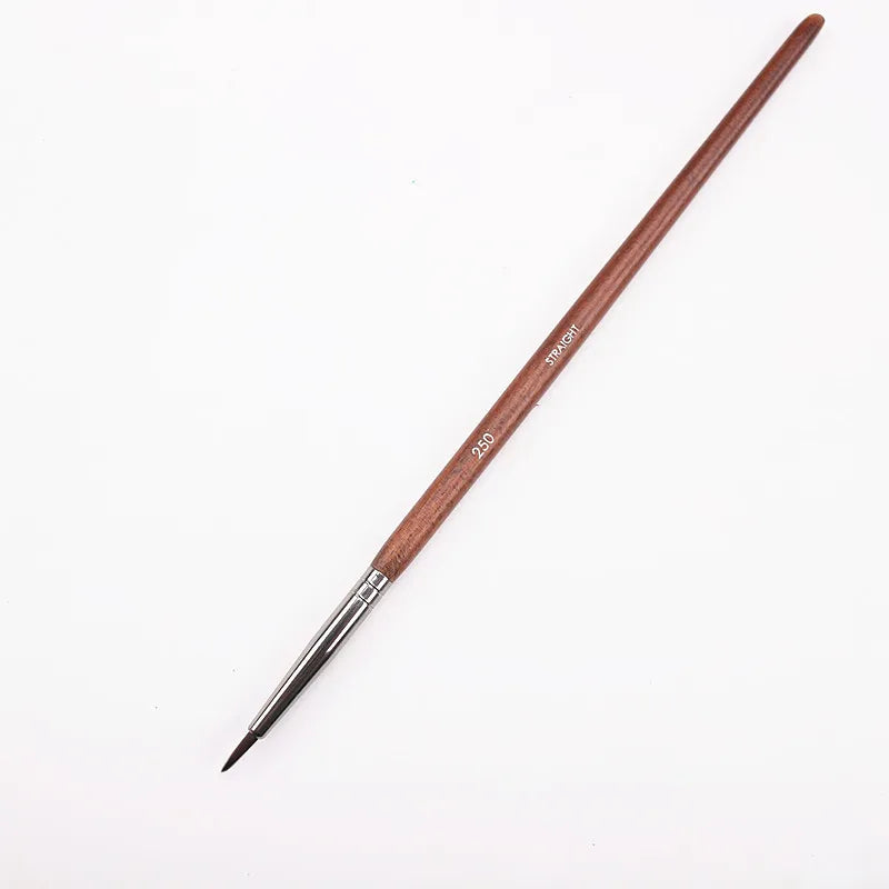 Pro Extra Fine Eyeliner Brush #250 Wood Handle Professional Eye Liner Precision Detail Makeup Brush Quake
