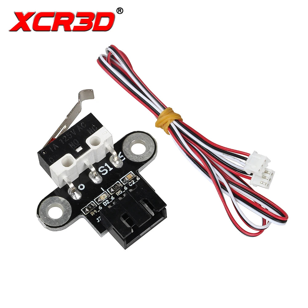 XCR3D 3D Printer Parts Mechanical Limit Switch Module Horizontal Type Endstop With 1M Cable For DIY Motherboard Reprap Ramps1.4 Quake