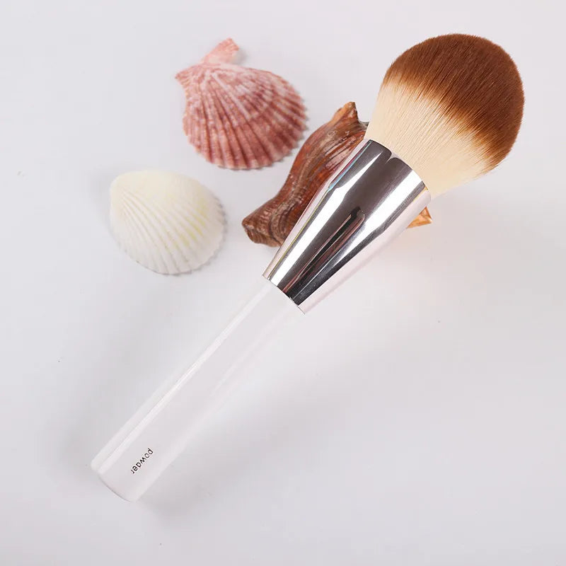 LM Big Powder Brush Brand Smooth Precision Flawless Foundation Brush White Soft Makeup Brush Quake