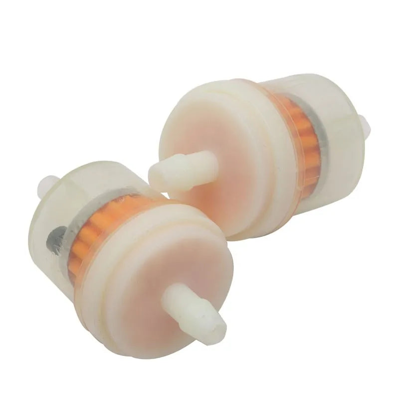 10x 4/25'' 4mm Hose Motorcycle Scooter Filter Clear Inline Gas Fuel New H8WE Quake