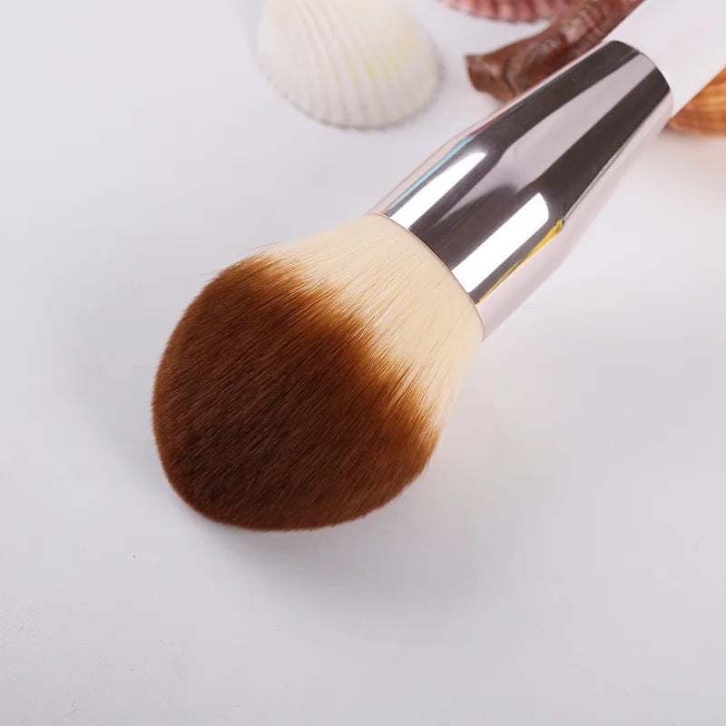 LM Big Powder Brush Brand Smooth Precision Flawless Foundation Brush White Soft Makeup Brush Quake