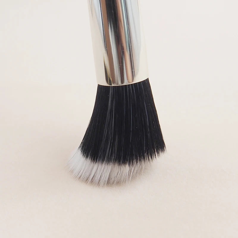 High Quality #187 Air Blusher Brush Double Layer Soft Makeup Brush For Compact Loose Powder Fan Brush Finish Makeup Brush Quake