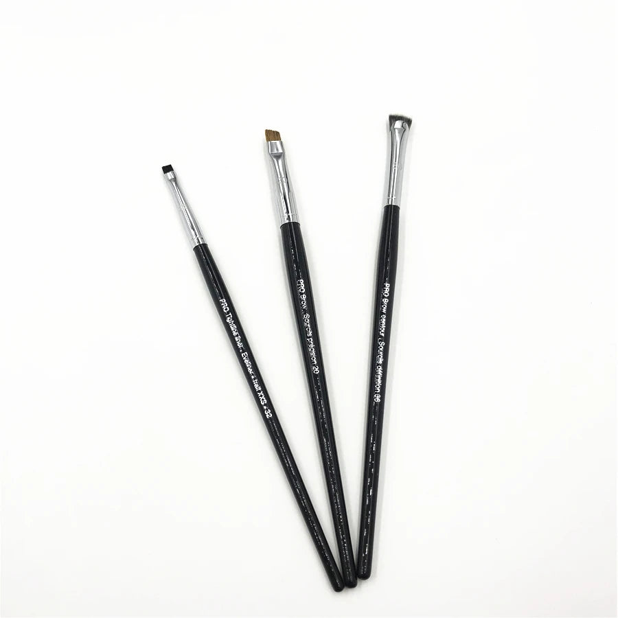 No.32 Flat Head Eyeliner Brush No.20 Bevel Eyebrow Brush No.36 Small Fan Eyelash Brush Eye Professional Brightening Makeup Brush Quake