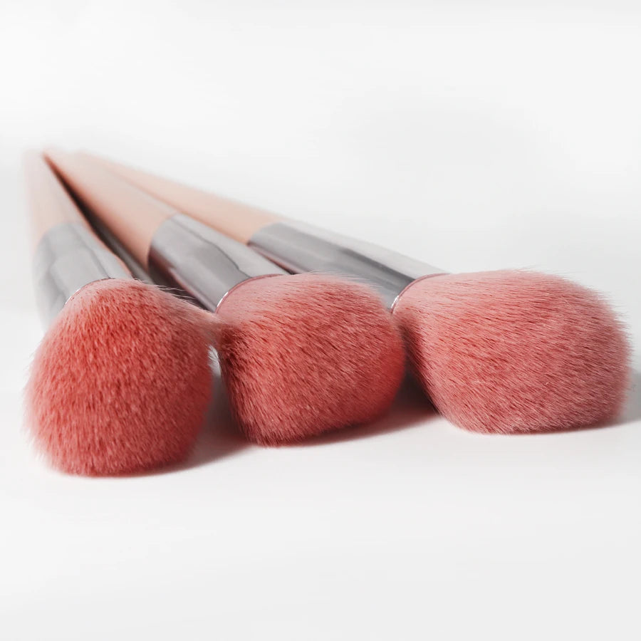 Fashion Fenty Style #117 Make up Brush Pink Soft Angled Cheek Blusher Makeup Brush Cosmetic Tool Quake