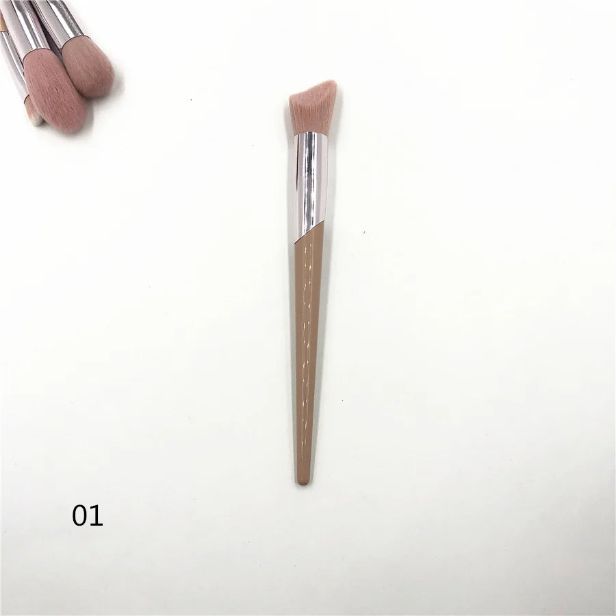 Fashion Fenty Style Makeup Brushes Sculpting Bronzer Brush Highlighter Blending Shadow Blusher Make up Brush Tool Quake Sculpting Brush