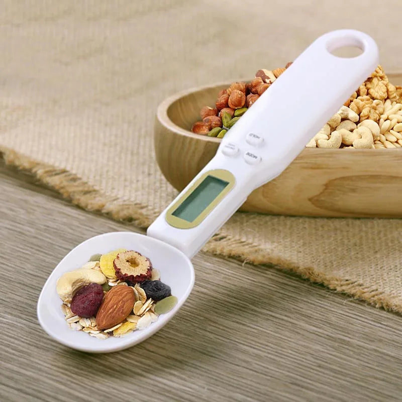 500g/0.1g Digital Scale Electronic Measuring Spoon Scale LCD Display Food Scale Mini Kitchen Tool for Milk Coffee Measuring Quake