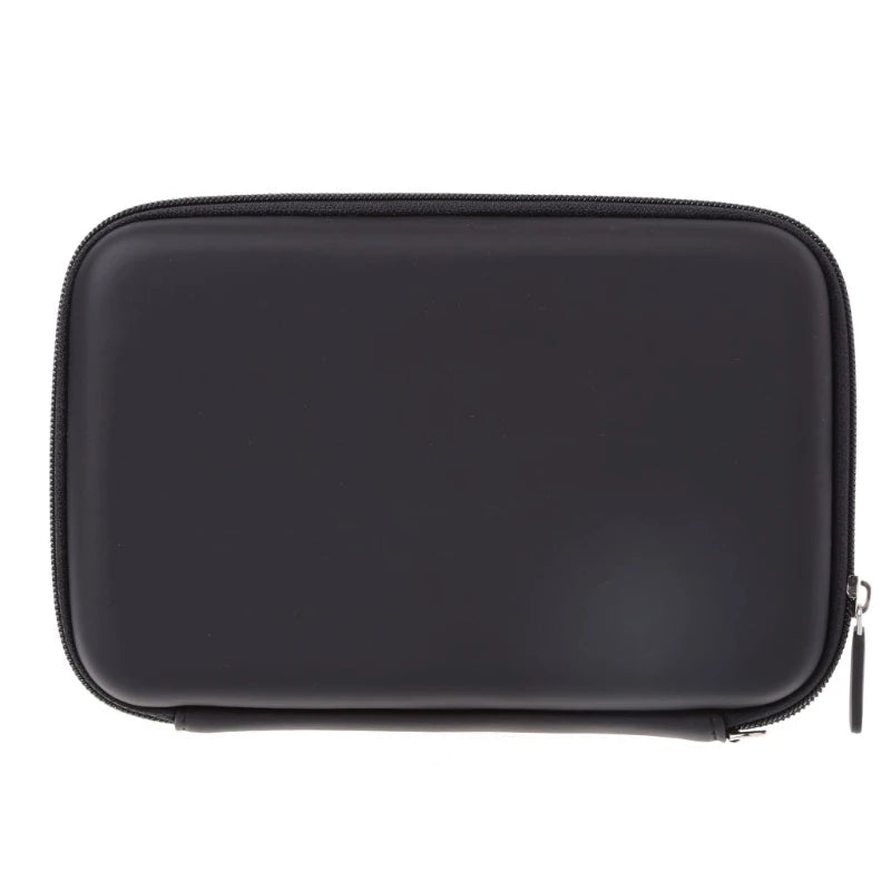 7 Inch PU Hard Shell Leather Carry Bag Case Cover Pouch Sat Nav Navigation GPS Holder Bag Earphone For Phone Quake