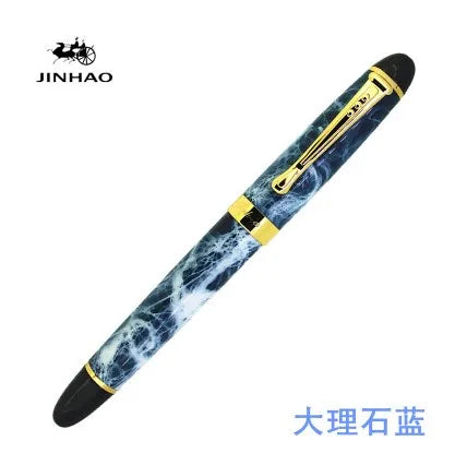 Jinhao X450 Classics Thick Body 1.0 mm Bend Nib Calligraphy Pen High Quality Metal Fountain Pen Luxury Ink Gift Pens for Writing Quake 14 M 0.7MM
