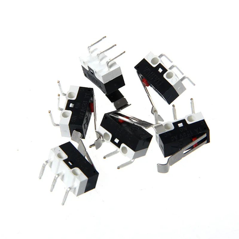 Left Straight Right Type Limit Switch 10pcs/lot 1A/125VAC Endstop Micro Switch Quake
