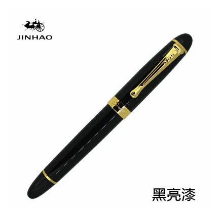 Jinhao X450 Classics Thick Body 1.0 mm Bend Nib Calligraphy Pen High Quality Metal Fountain Pen Luxury Ink Gift Pens for Writing Quake 01 M 0.7MM