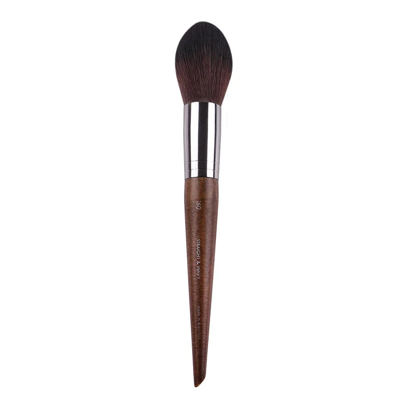 Professional Blush Brush #160 Straight Wavy Flame Shape Tapered Tip Blusher Powder Contour Make up Brush Quake Default Title