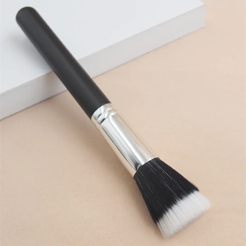 High Quality #187 Air Blusher Brush Double Layer Soft Makeup Brush For Compact Loose Powder Fan Brush Finish Makeup Brush Quake Default Title