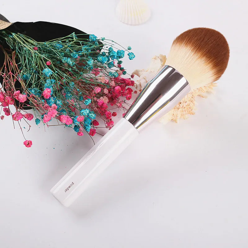 LM Big Powder Brush Brand Smooth Precision Flawless Foundation Brush White Soft Makeup Brush Quake
