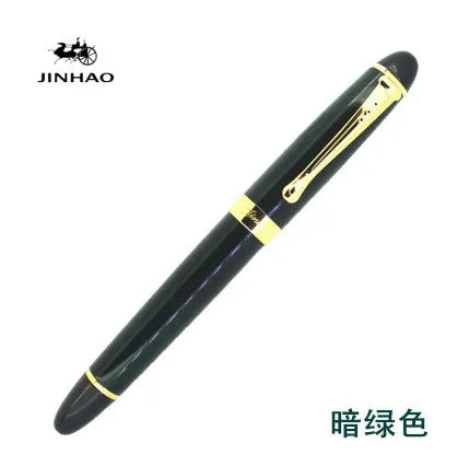 Jinhao X450 Classics Thick Body 1.0 mm Bend Nib Calligraphy Pen High Quality Metal Fountain Pen Luxury Ink Gift Pens for Writing Quake 15 M 0.7MM