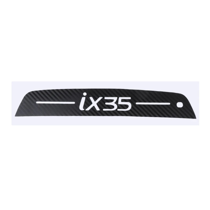 Rear Spoiler Trunk Bumper Brake Light Sticker Carbon Fiber For Hyundai Tucson IX35 H8WE Quake
