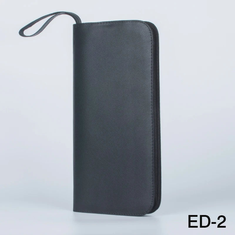 36 Roller Ball Pen / Fountain Pen / Ballpoint Pen Bag Brown Leather Pencil Case Antique Brown Improved New Pencil Bag Quake