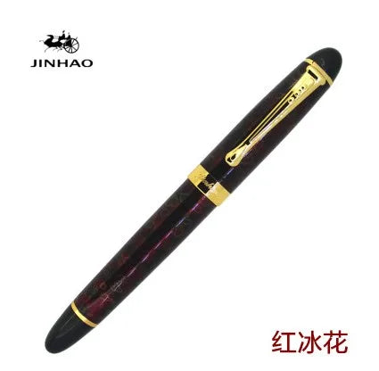 Jinhao X450 Classics Thick Body 1.0 mm Bend Nib Calligraphy Pen High Quality Metal Fountain Pen Luxury Ink Gift Pens for Writing Quake 07 M 0.7MM