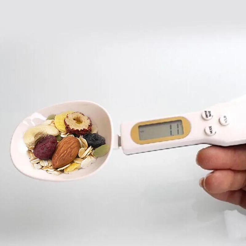500g/0.1g Digital Scale Electronic Measuring Spoon Scale LCD Display Food Scale Mini Kitchen Tool for Milk Coffee Measuring Quake