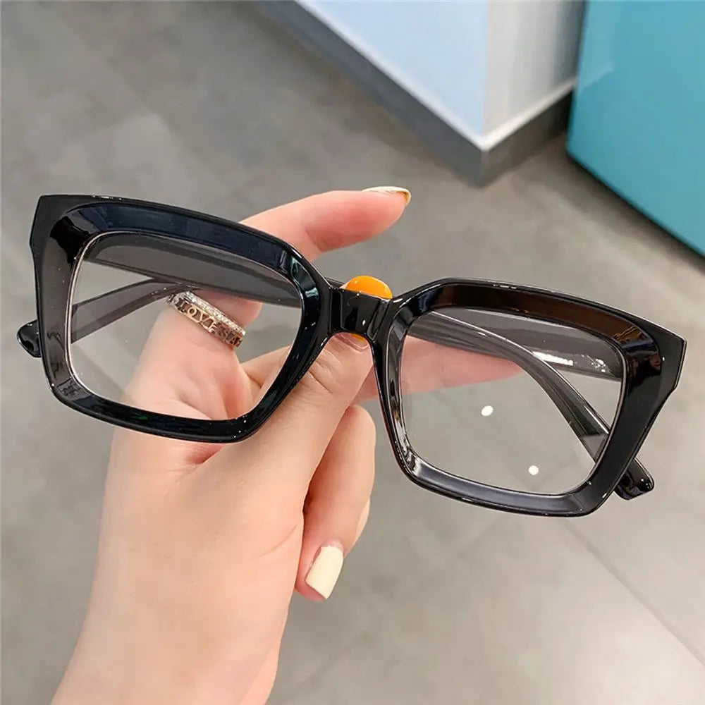 Fashion Square Reading Glasses for Men Women Large Frame Presbyopia Eyeglasses High-definition Eyewear Diopter +1.0~+4.0 Quake